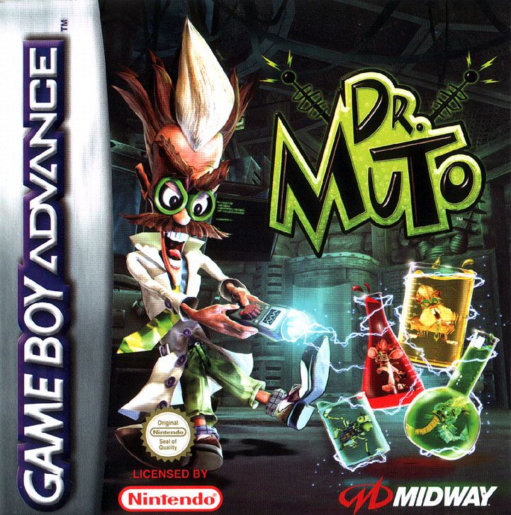 Dr. Muto box art for GameBoy Advance